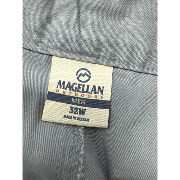 NWT Men's Magellan Lost Pines Outdoor Cargo 10" Shorts Size 32W Gray Monument - Picture 6 of 7